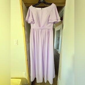 Lavender wedding dress